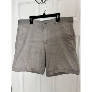 Fish Hippie Drift  Shorts Mens Size 36x7.5 Khaki Fishing Hiking Beach